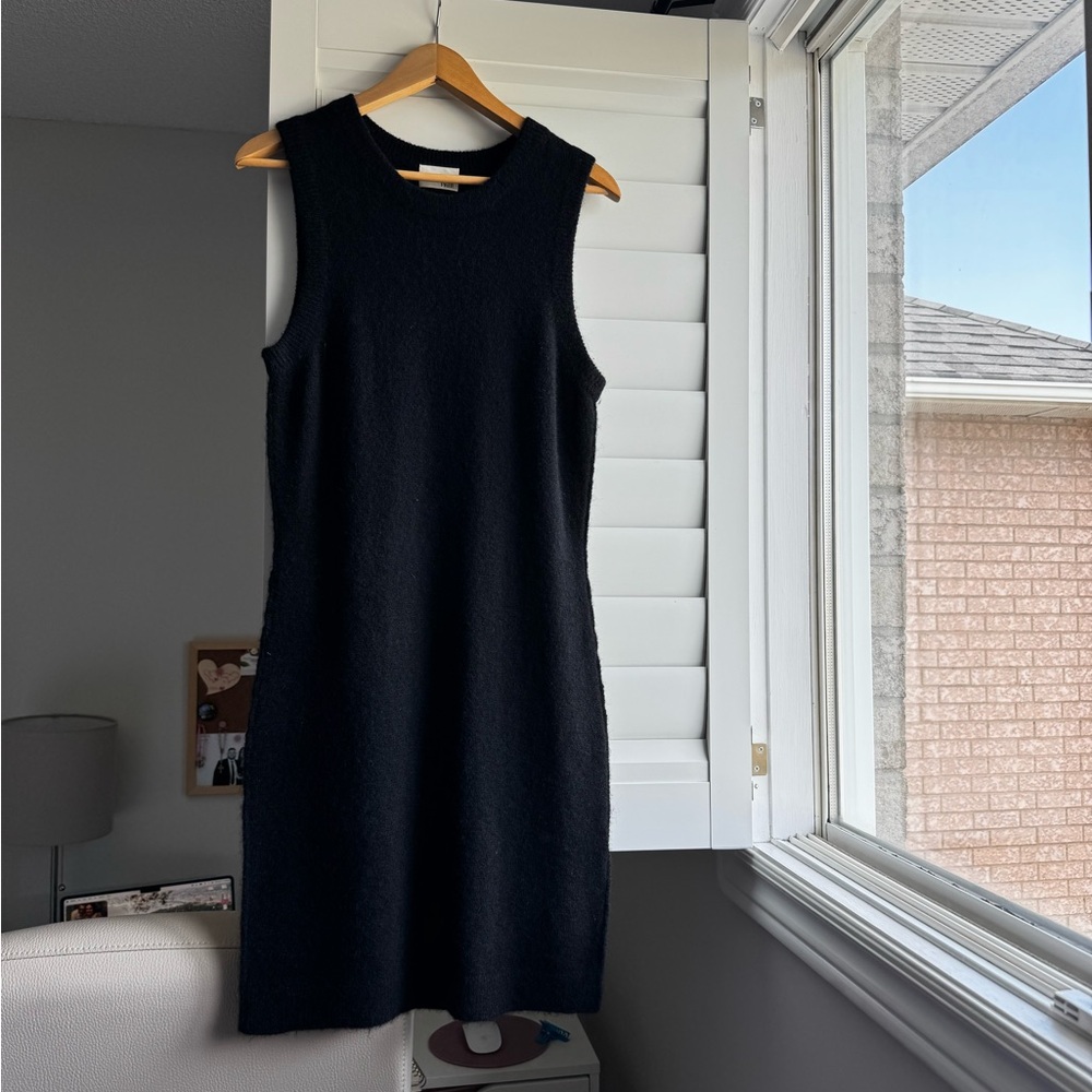 Wilfred Classic Black Midi Dress